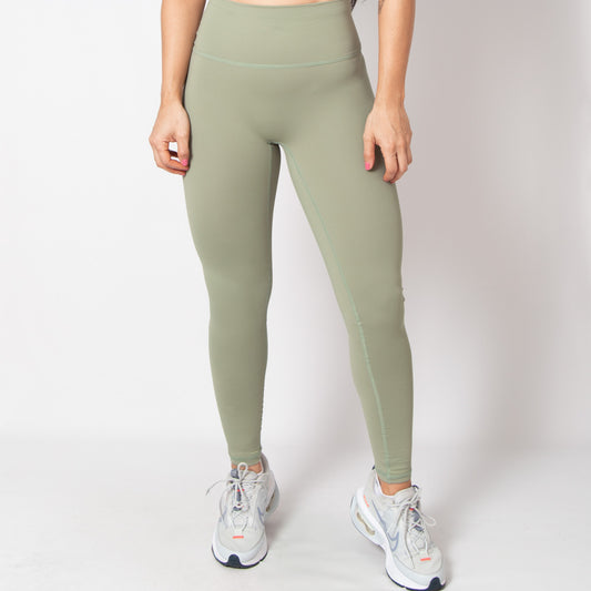 LEGGING DEPORTIVO SIN COSTURA PARTE FRONTAL VERDE OLIVA